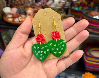 Handmade Cactus Earrings for Sale