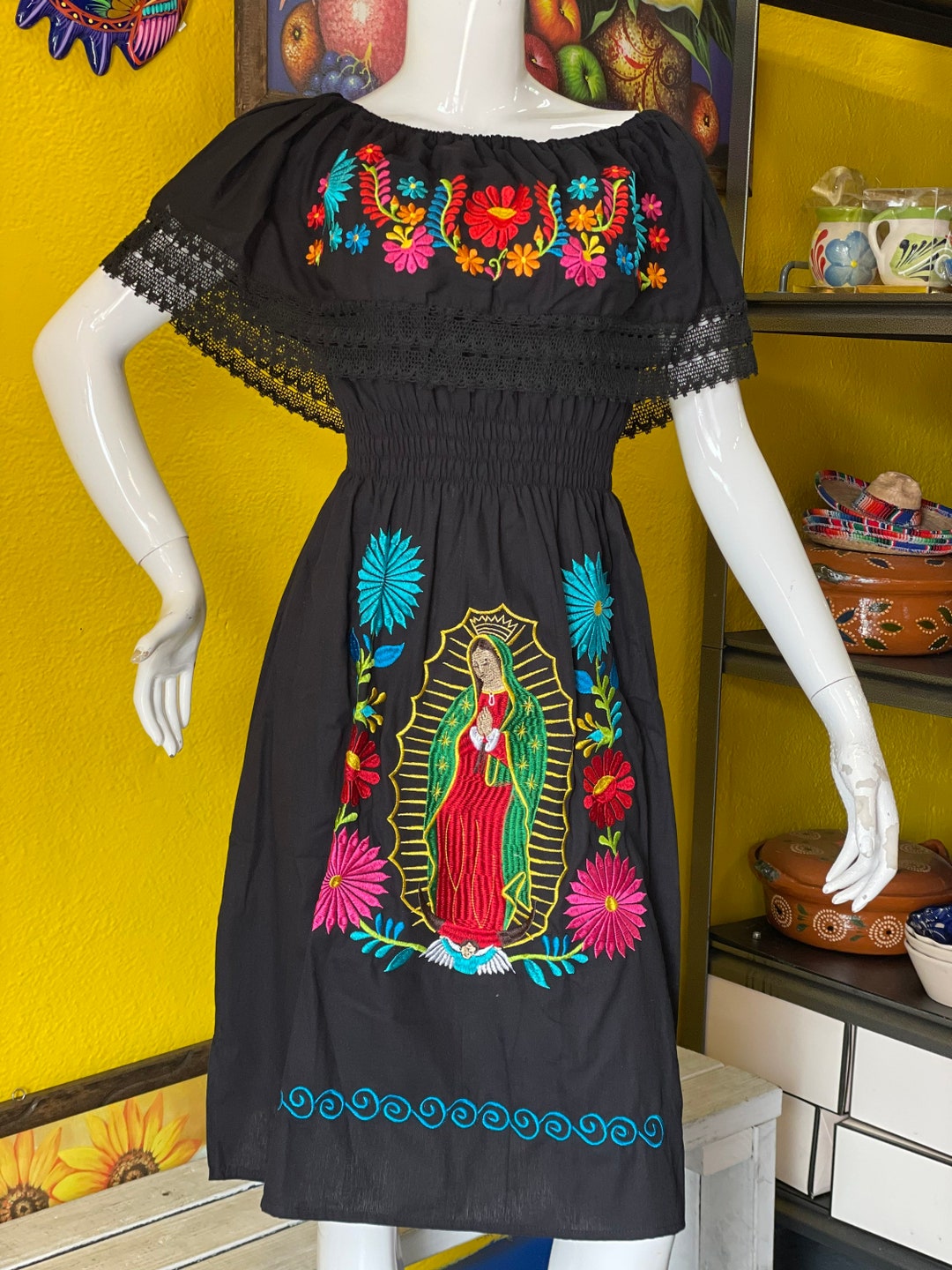 black size 8 dress Plus Size A Line Flowy Dresses Long Sleeve V Neck main image 1