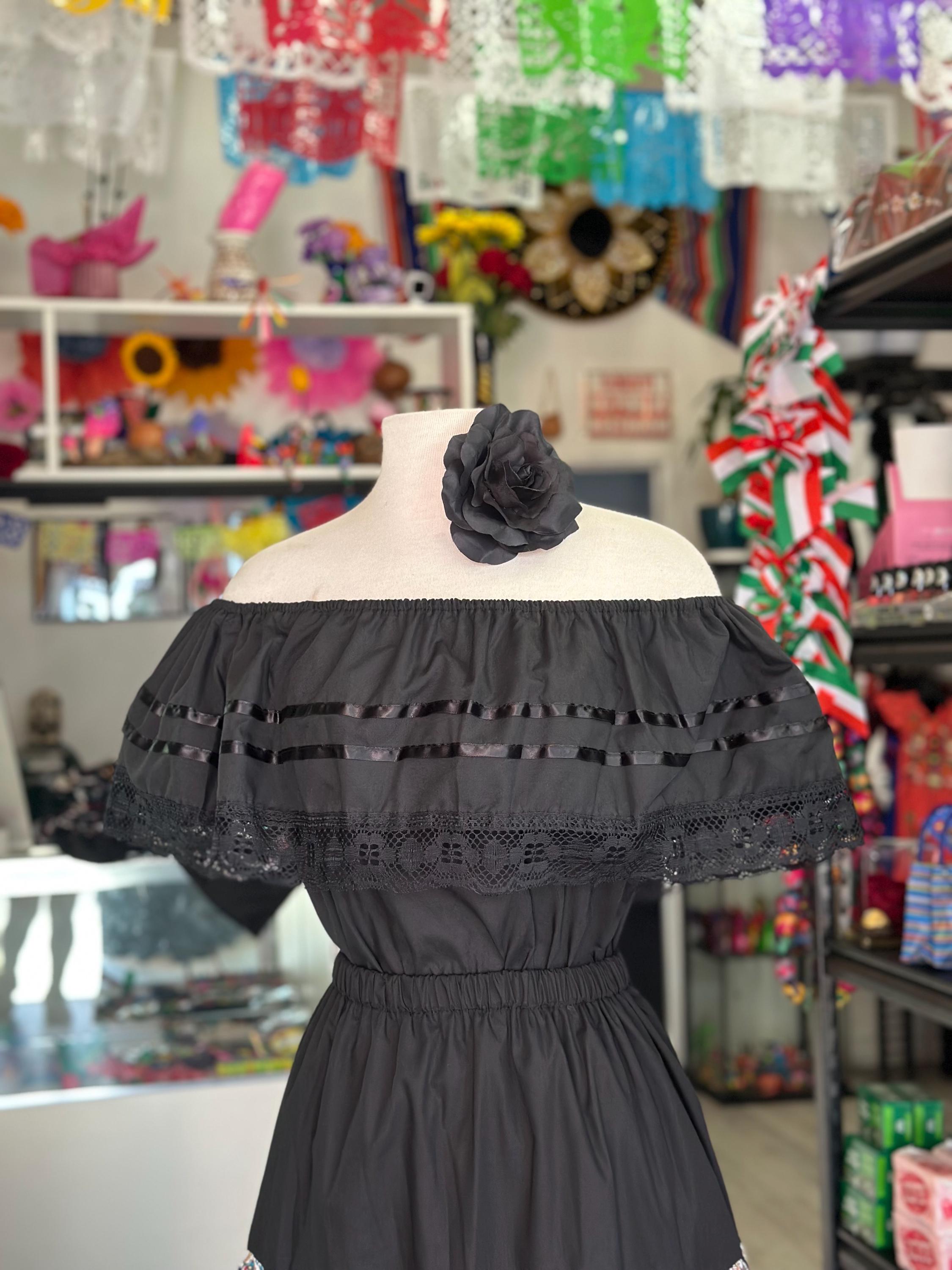 black cold shoulder mini dress Women's Yumi A-line Cold Shoulder Sleeved Chanel Mini Dress S/M/L Black/White MEAN BLVD Customize / Black