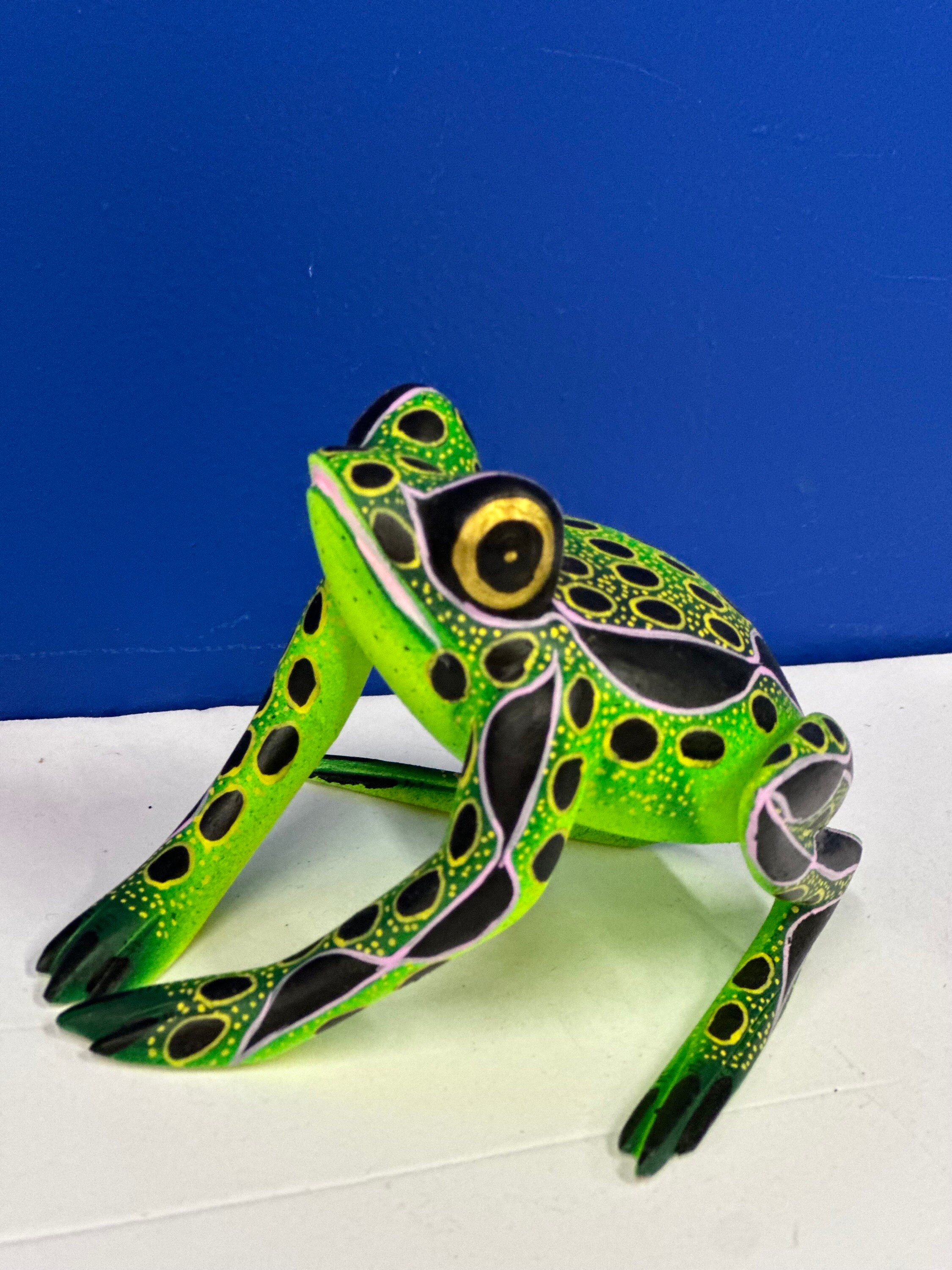 Enchanting Leap: Alebrije Frog Sculpture - Etsy