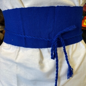 Woven Belt /Blue Mexican belt