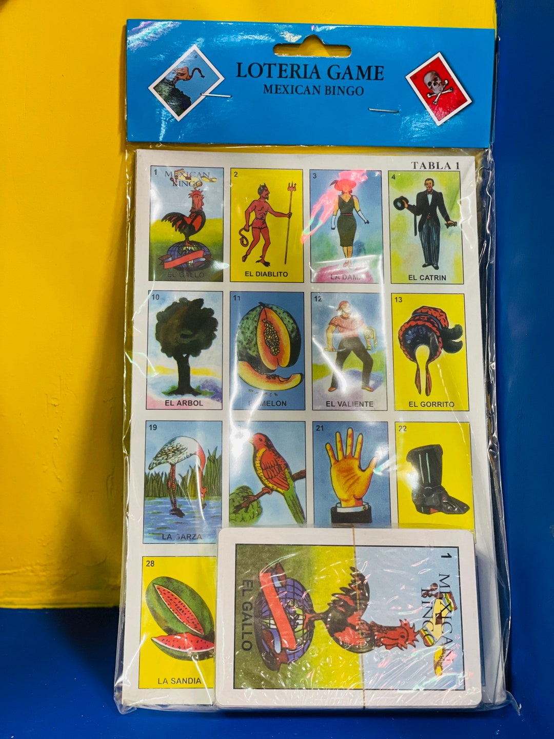 Loter a mexican bingo game etsy