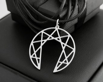 Gurdjieff, enneagram, sacred geometry. Esotericism pendant, geometric pendant. Gurdjieff.