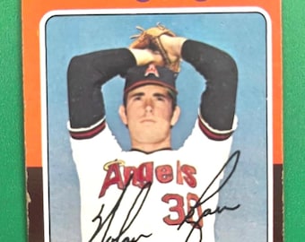 1975 Topps Baseball #5 - &#39;74 Highlights Nolan Ryan Fans 300 Angels