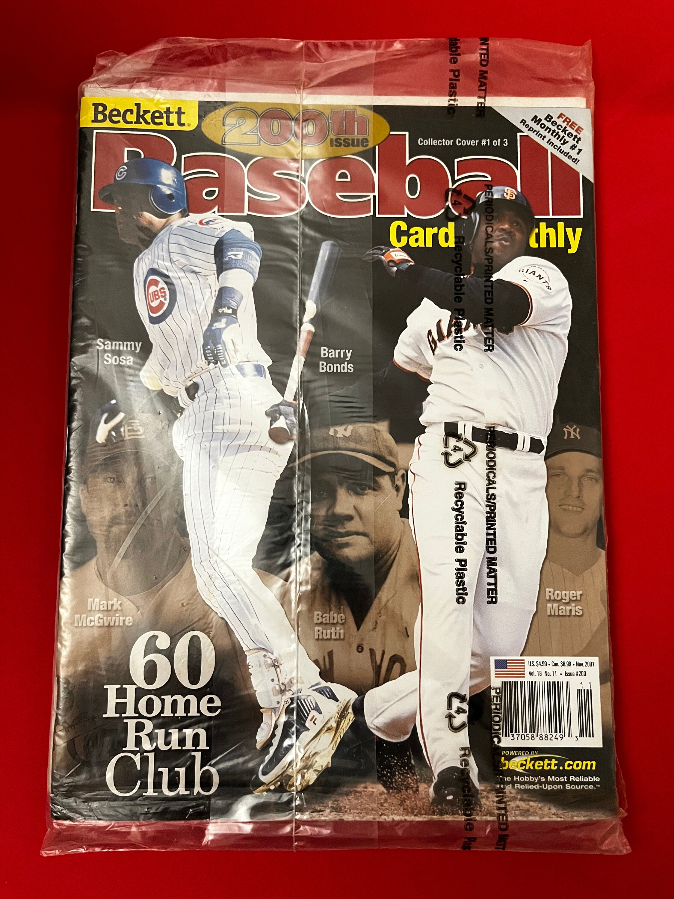 BecKett Baseball雑誌 Beckett Baseball Card Monthly Magazine #200 (cover #1 of 3) - Etsy