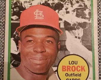 1969 Topps Lou Brock #428 (VG)