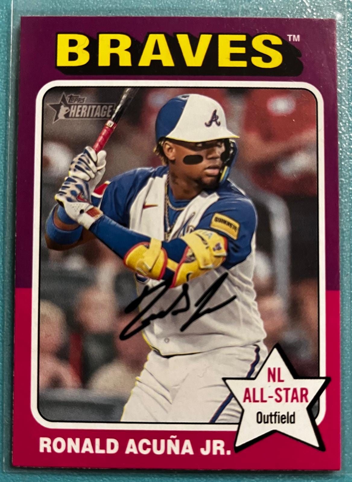 Topps Heritage RONALD ACUNA JR. #321