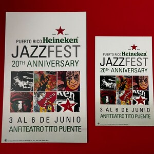 2010 Puerto Rico Heineken JazzFest program & Promo card