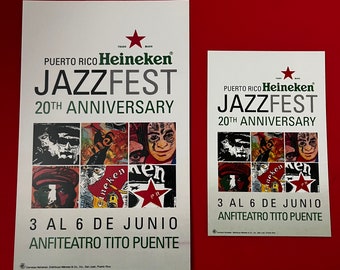 2010 Puerto Rico Heineken JazzFest program & Promo card