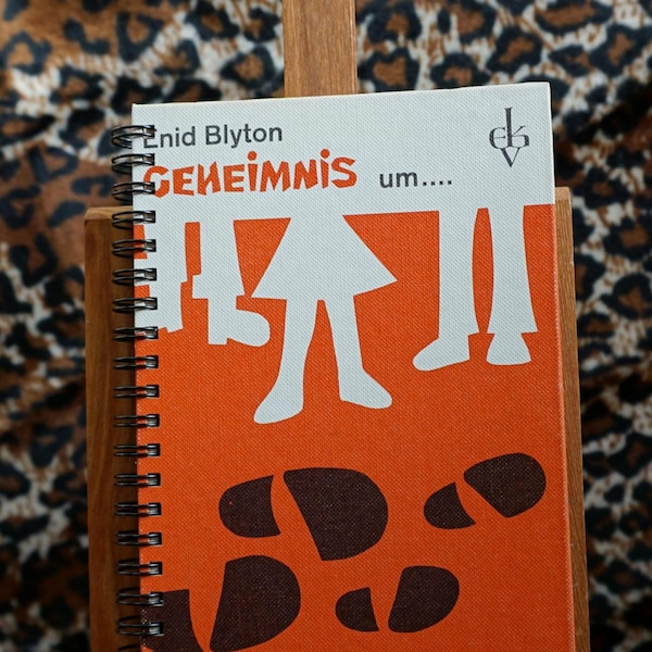 Upcycling - Notizbuch - Enid Blyton - Geheimnis um einen unsichtbaren Dieb