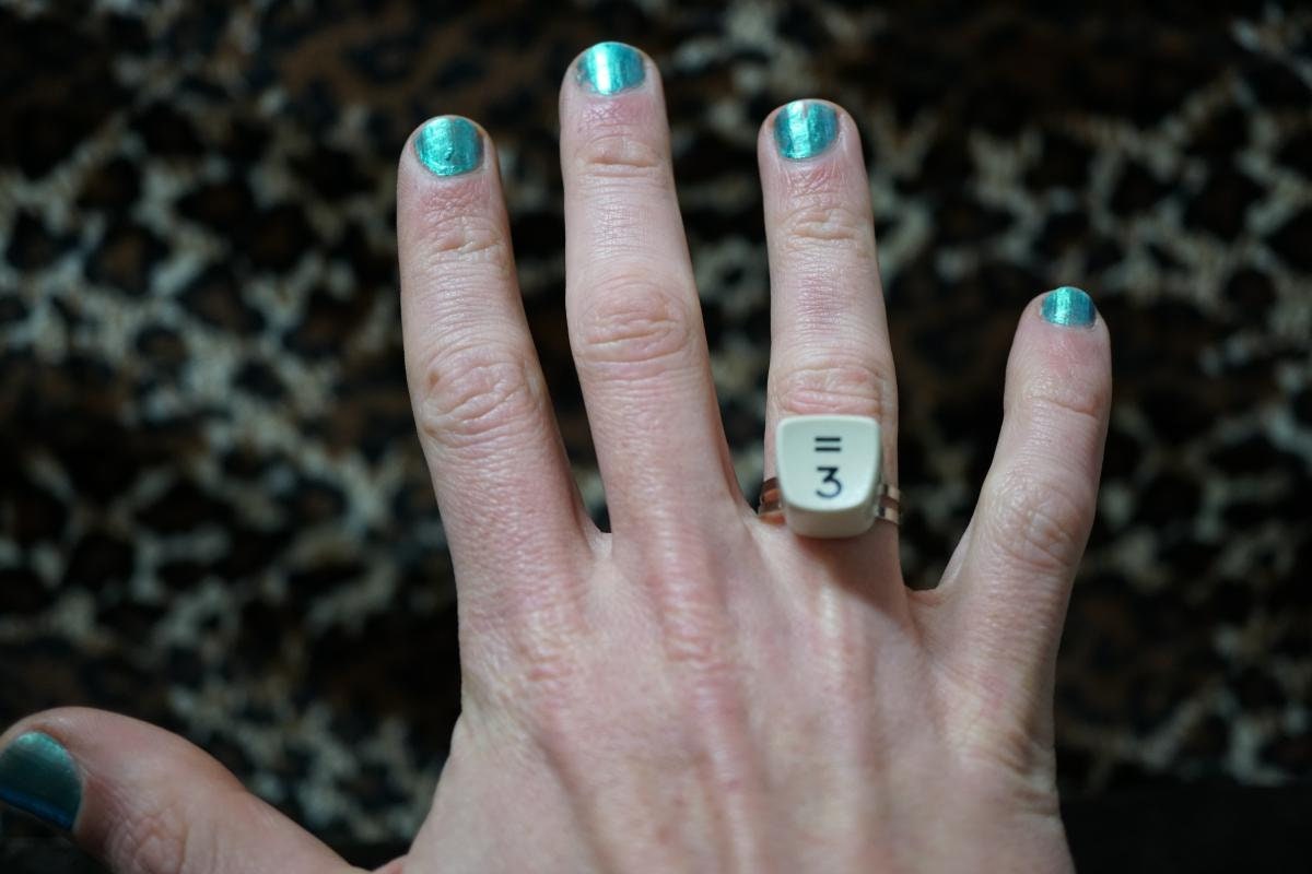 Upcycling Ring From Computer Keyboard Key 3 Typewriter - Etsy