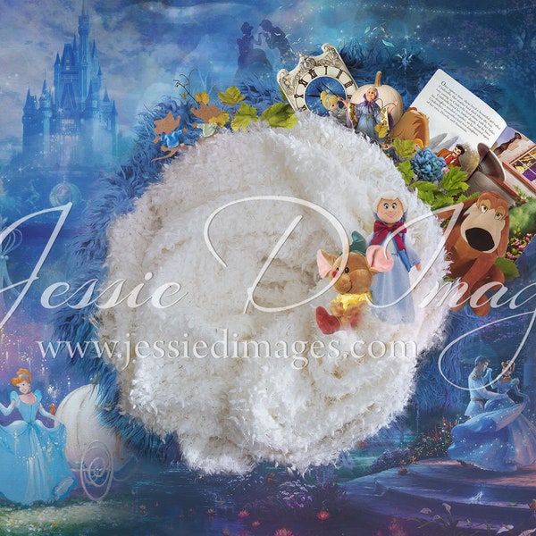 Cinderella Themed Digital Background