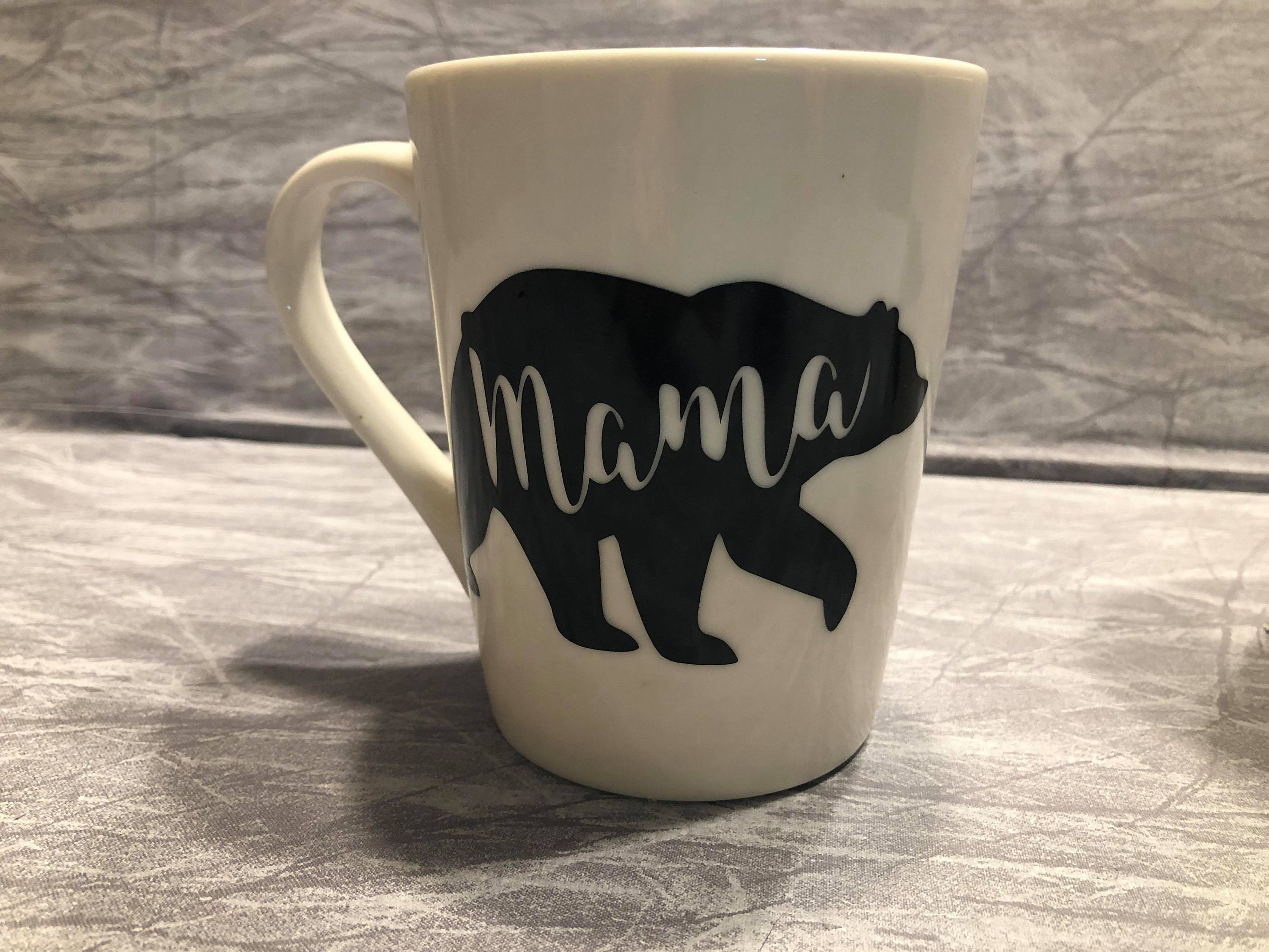Mama and Papa bear mugs Etsy