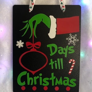 Chalkboard Christmas Countdown
