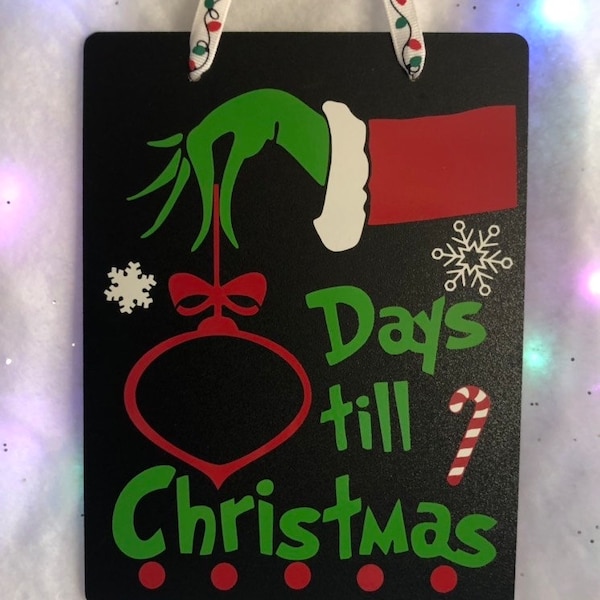Chalkboard Christmas Countdown