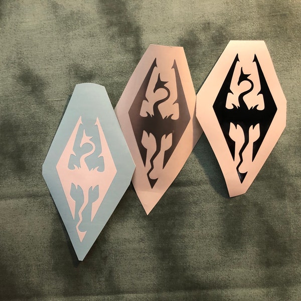 Skyrim Dragon Logo Decal