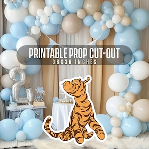 Cutout Decor Winnie The Pooh, Classic Winnie the Pooh Baby Shower, Birthday Party, Cutout Prop, Stand Up Prop DIGITAL DOWNLOAD 9071