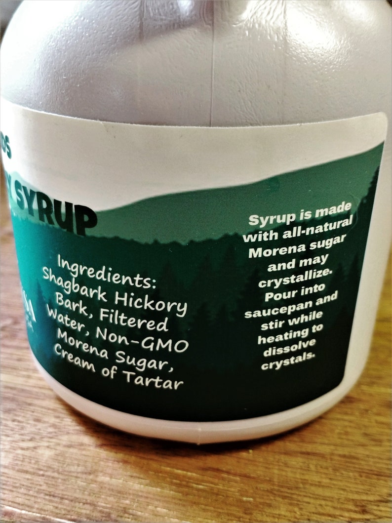 Ozark Highlands Shagbark Hickory Syrup Etsy