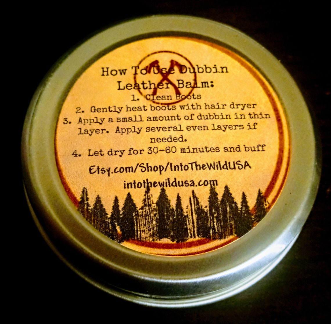 Dubbin Leather Balm Allnatural Leather Conditioner Featuring Etsy