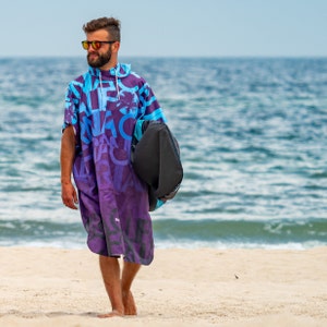 Sport Poncho trocknet schnell für Pool Strand Camping Unisex