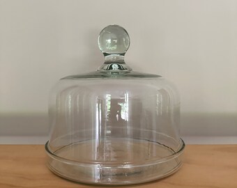Clear Glass Butter Bell or Cheese Cloche