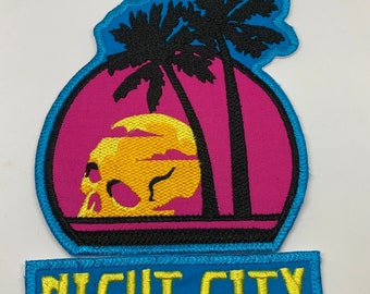 Night City Sunset Cyberpunk 2077 Tribute Patches