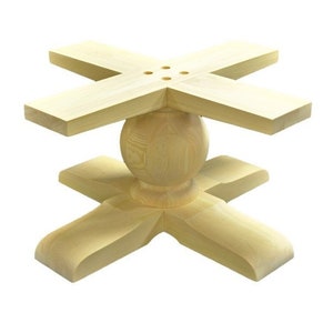 Turned Pedestal Coffee Table Base