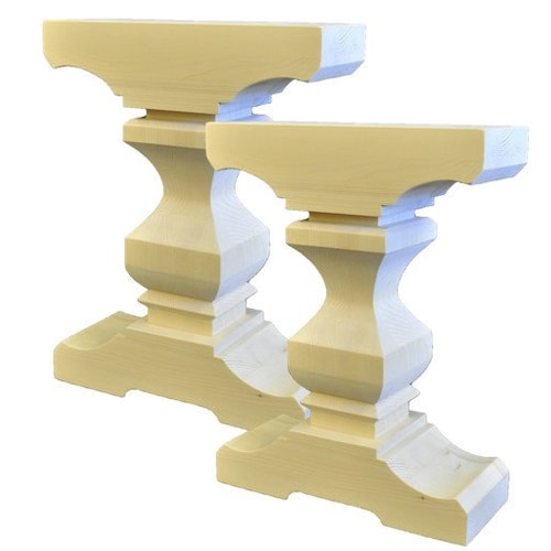 Bench Legs Woodlegs Hand Turned Legs Unfinished Bench Legs Etsy