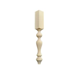 Curvy Kitchen Island Leg , Farmhouse Kitchen Island Leg, Wood Kitchen Island Leg