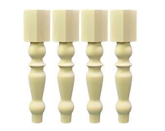 Unfinished Farmhouse Bench/Coffee Table Legs,Chunky table legs,Wooden Table Legs, Furniture Legs, DIY Legs, Bench Legs, Wooden Legs