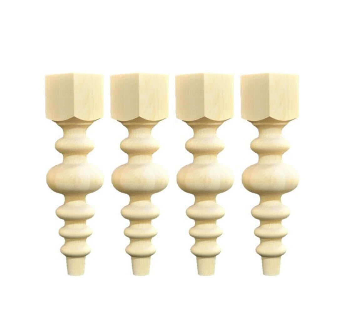 Oversized Bench Legs , Coffee Table Legs Wood Legs, Turned Legs