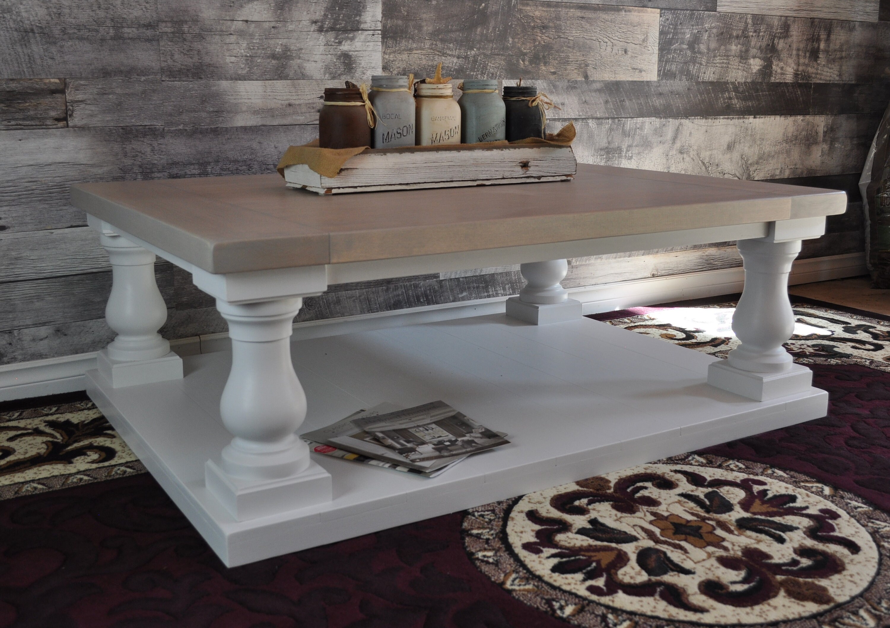 Unfinished Balustrade Coffee Table Legs Woodlegs Hand Turned Etsy