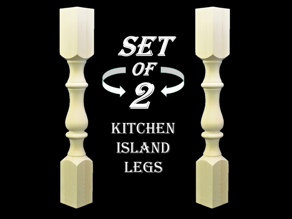 Kitchen Island Legs Monastery Style Hand Turned Legs Etsy Canada