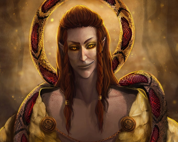 Изображения локи в скандинавской мифологии