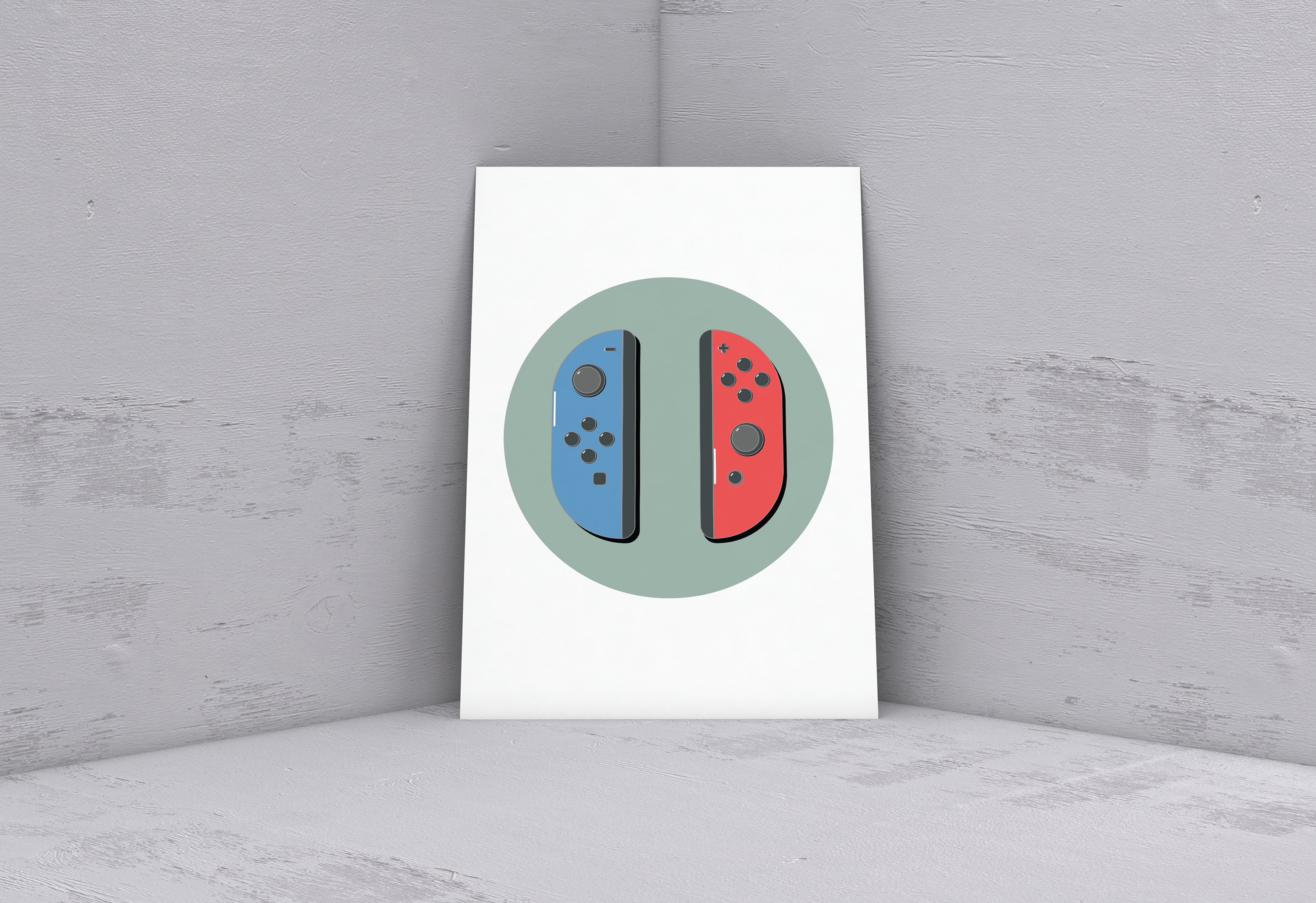 Nintendo Switch Video Game Controller Game Room Printable | Etsy