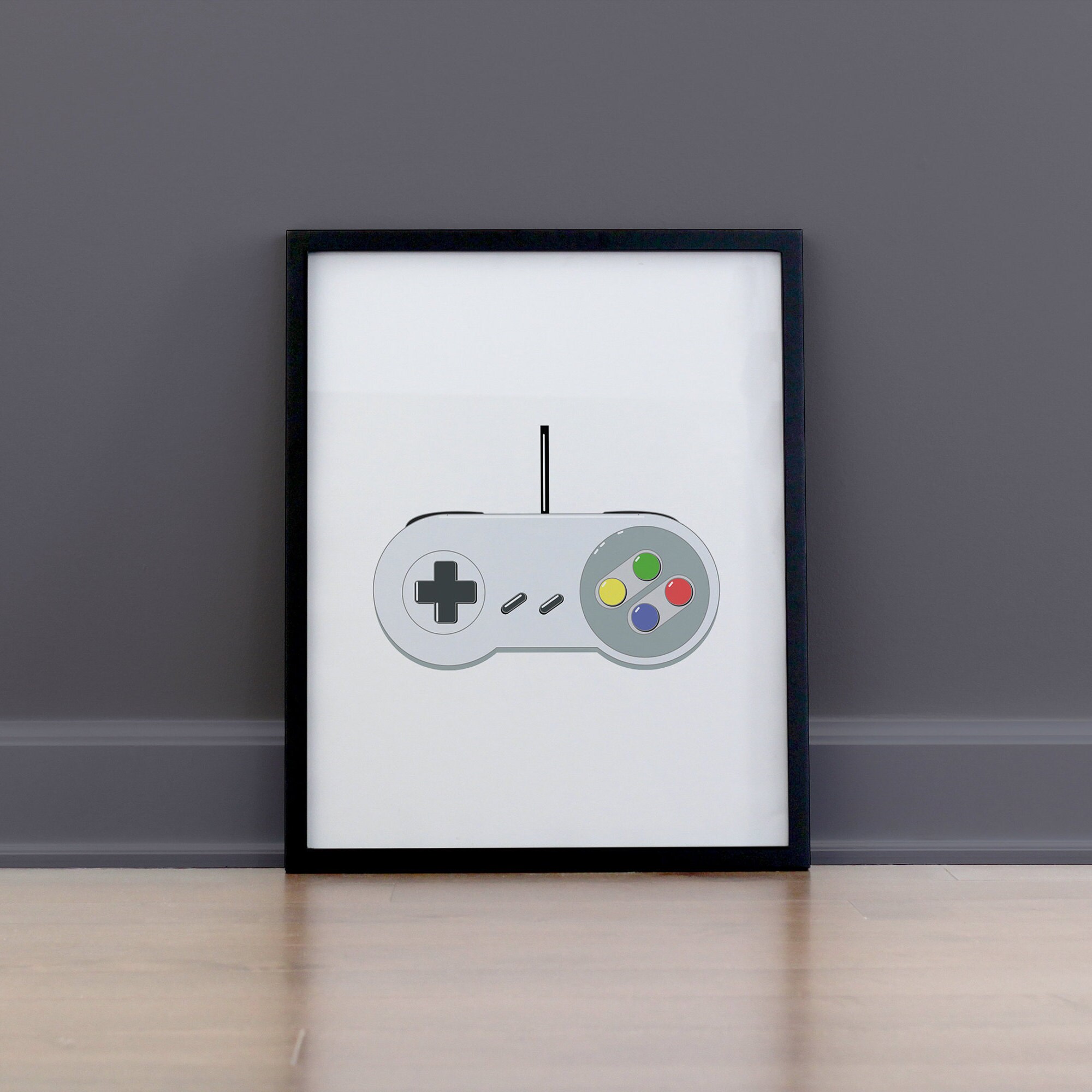Video Game Printable Video Game Art Video Game Controller | Etsy
