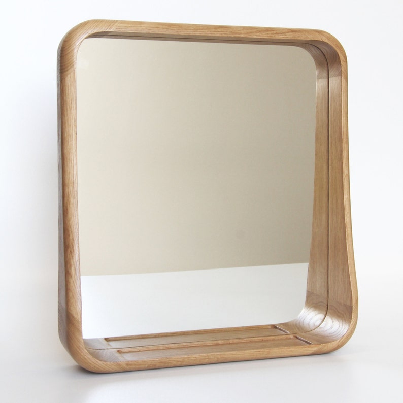 MIRROR Oak Hygge vintage w stylu skandynawskim,Scandinavian design Denmark , Danish style zdjęcie 1