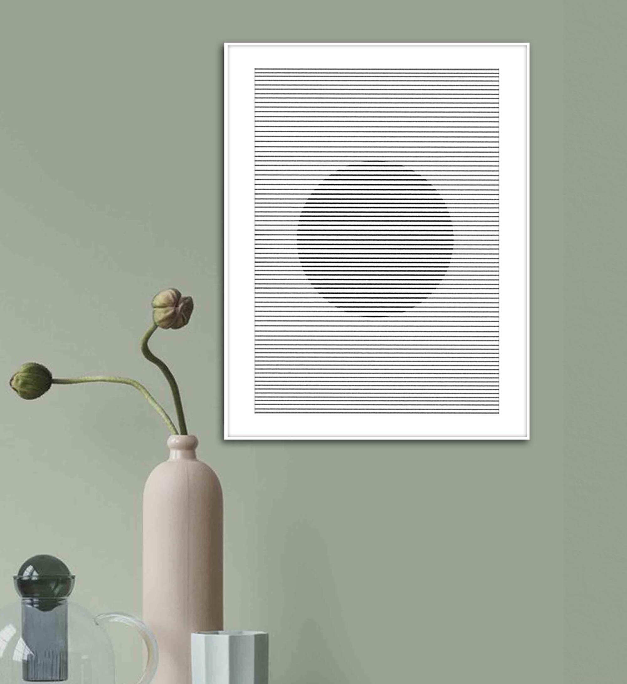 Minimalistic Line Art, Printable Wall Art, Mid Century Modern Art ...