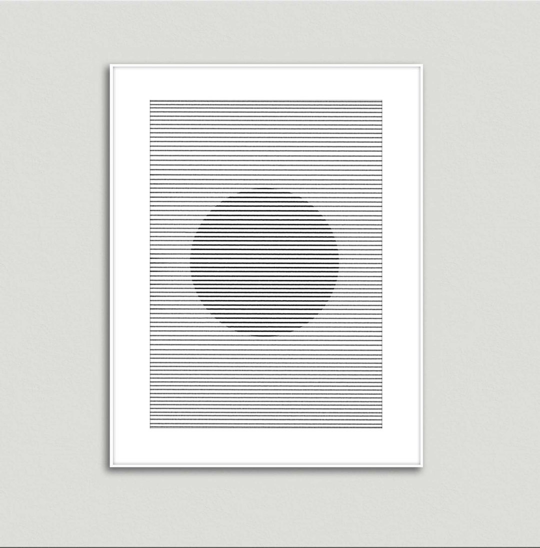 Minimalistic Line Art, Printable Wall Art, Mid Century Modern Art ...
