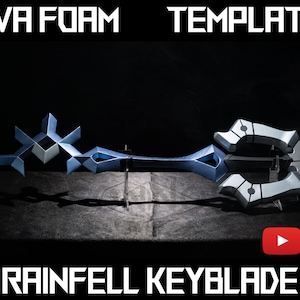 Rainfell Keyblade EVA foam Template