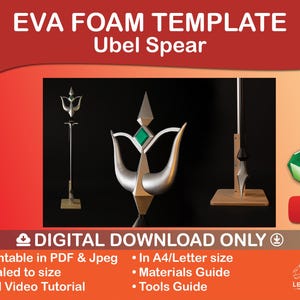 Ubel Spear EVA foam template