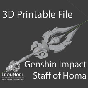 High Res Staff of Homa 3D printable File