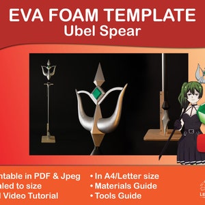 Ubel Spear EVA foam template