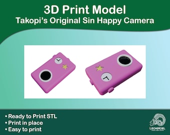Modelo de impresión 3D de la cámara feliz Original Sin de Takopi