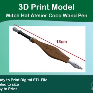 Häxhatt Atelier Coco Wand Pen 3D-utskriftsmodell