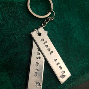 Custom 2-blank Keychain - Aluminum