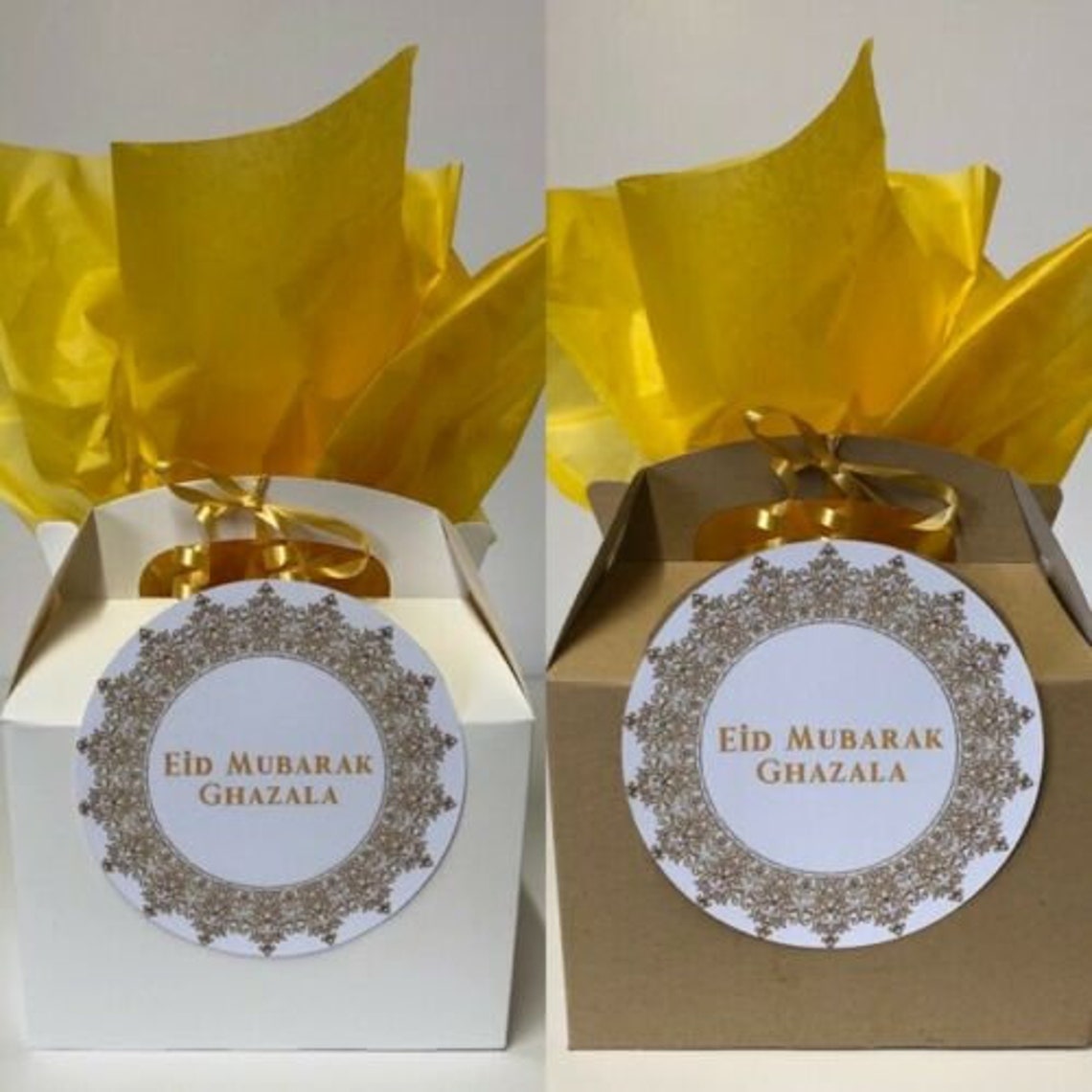 Personalised Eid Mubarak Ramadan Small Box Gift Box Basket