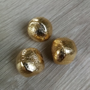 Haselnüsse 24 K Gold, Geschenkidee, Wunscherfüller, Gutschein, Hochzeit, Taufe Bild 1