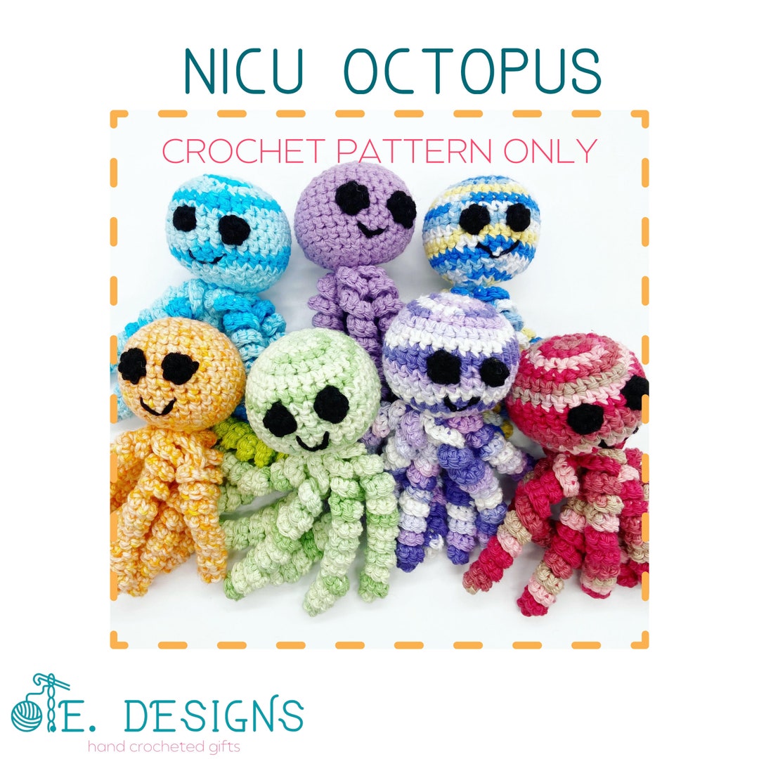 Crochet PATTERN ONLY NICU Octopus Pattern Etsy