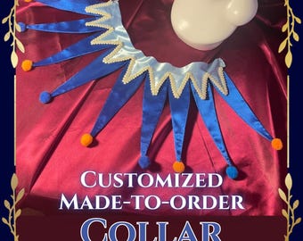 Custom made Collar, Jester collar, Neck Accessory, Made-to-Order